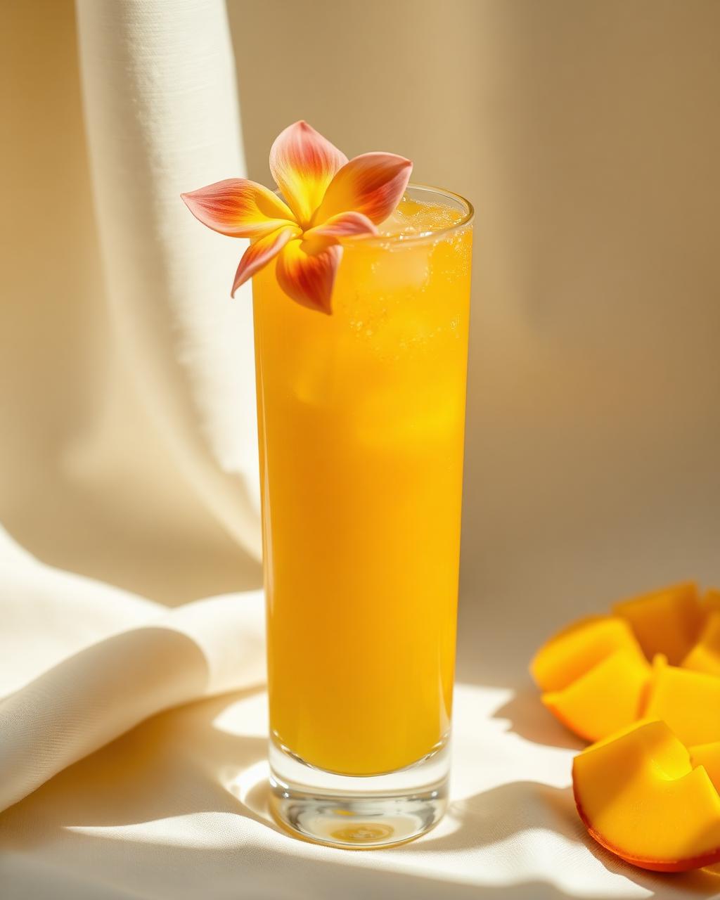 Mango Jasmine Refresher — Alphonso mango · jasmine green · sparkling water